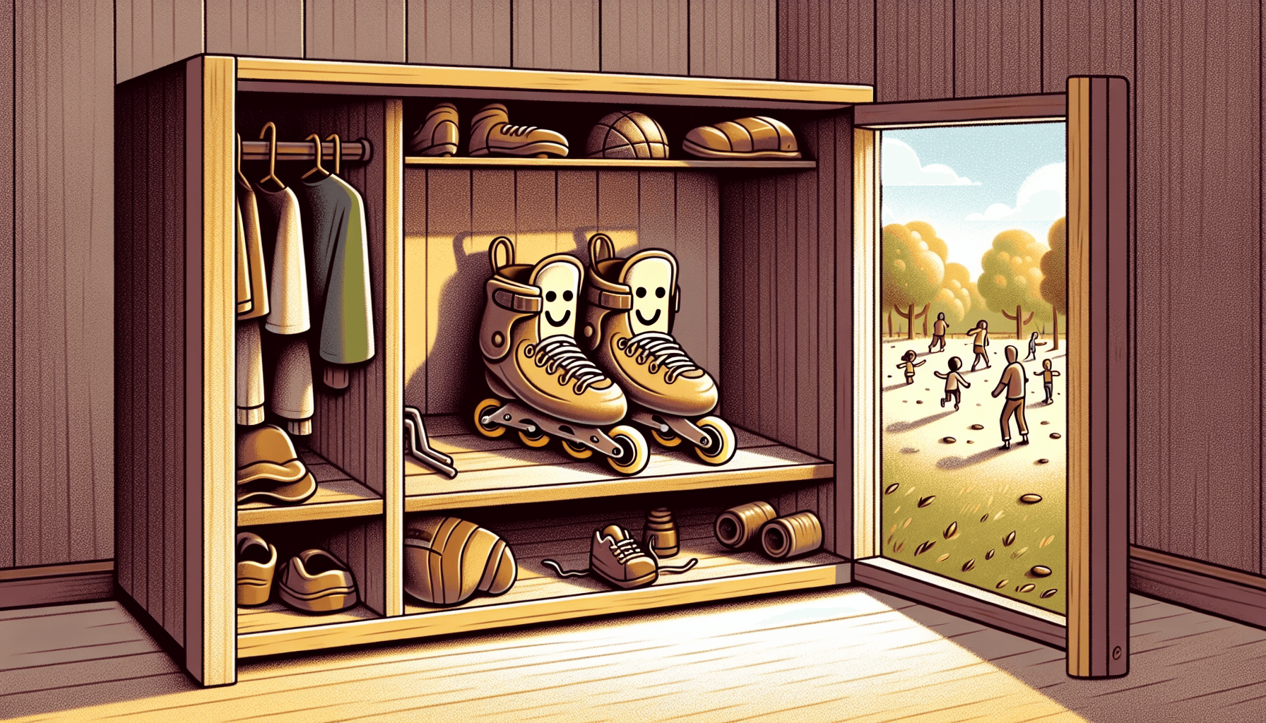 Hero image for a pair of rollerblades's diary entry