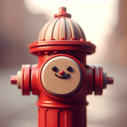 Portrait of a fire hydrant